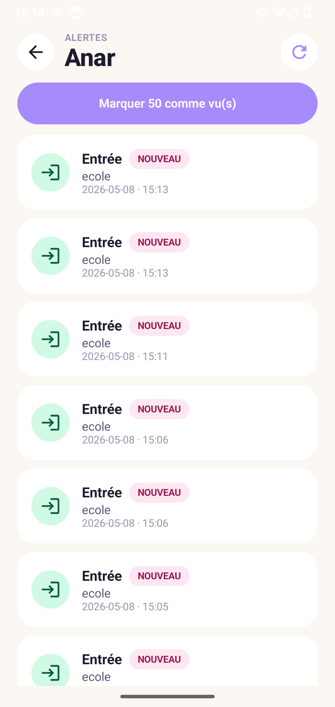 Alertes