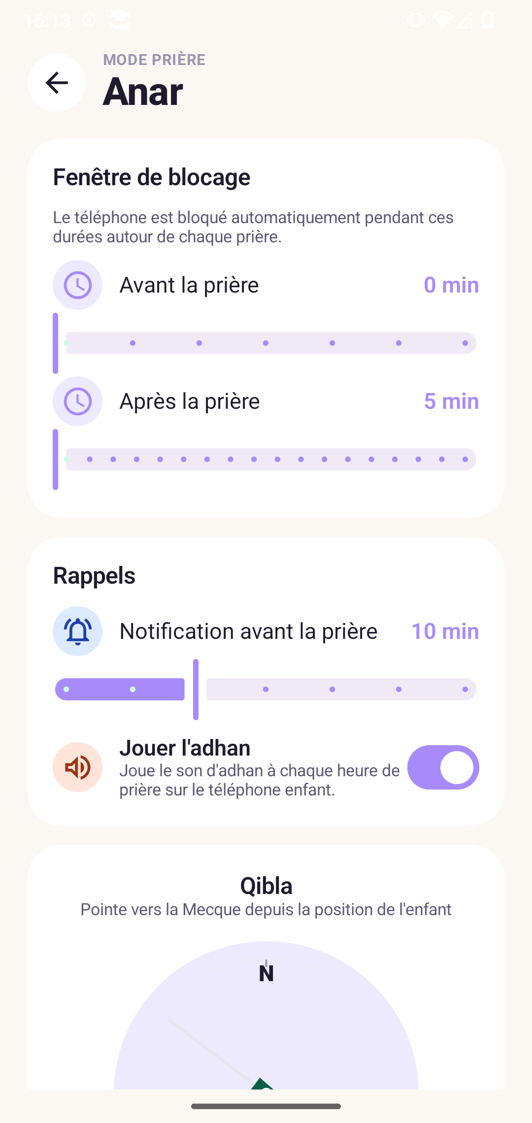 Mode Prière